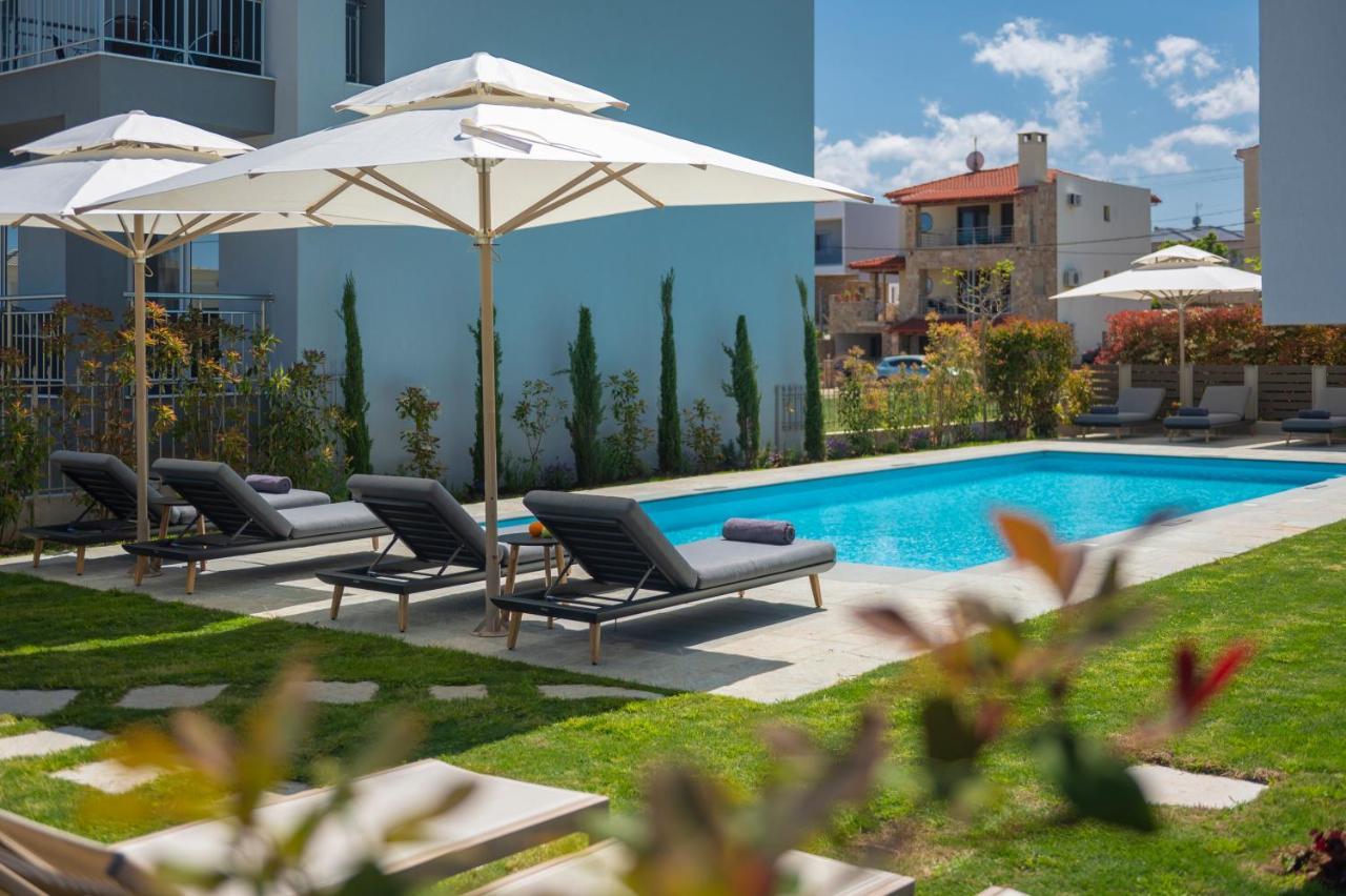 Sea Wind Luxury Apartments With Pool Kassandra Halkidikι Nea Fokea Exterior photo